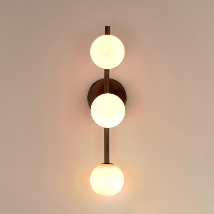 Contour 3-Light Wall Sconce by Studio M Lighting – lifestyle