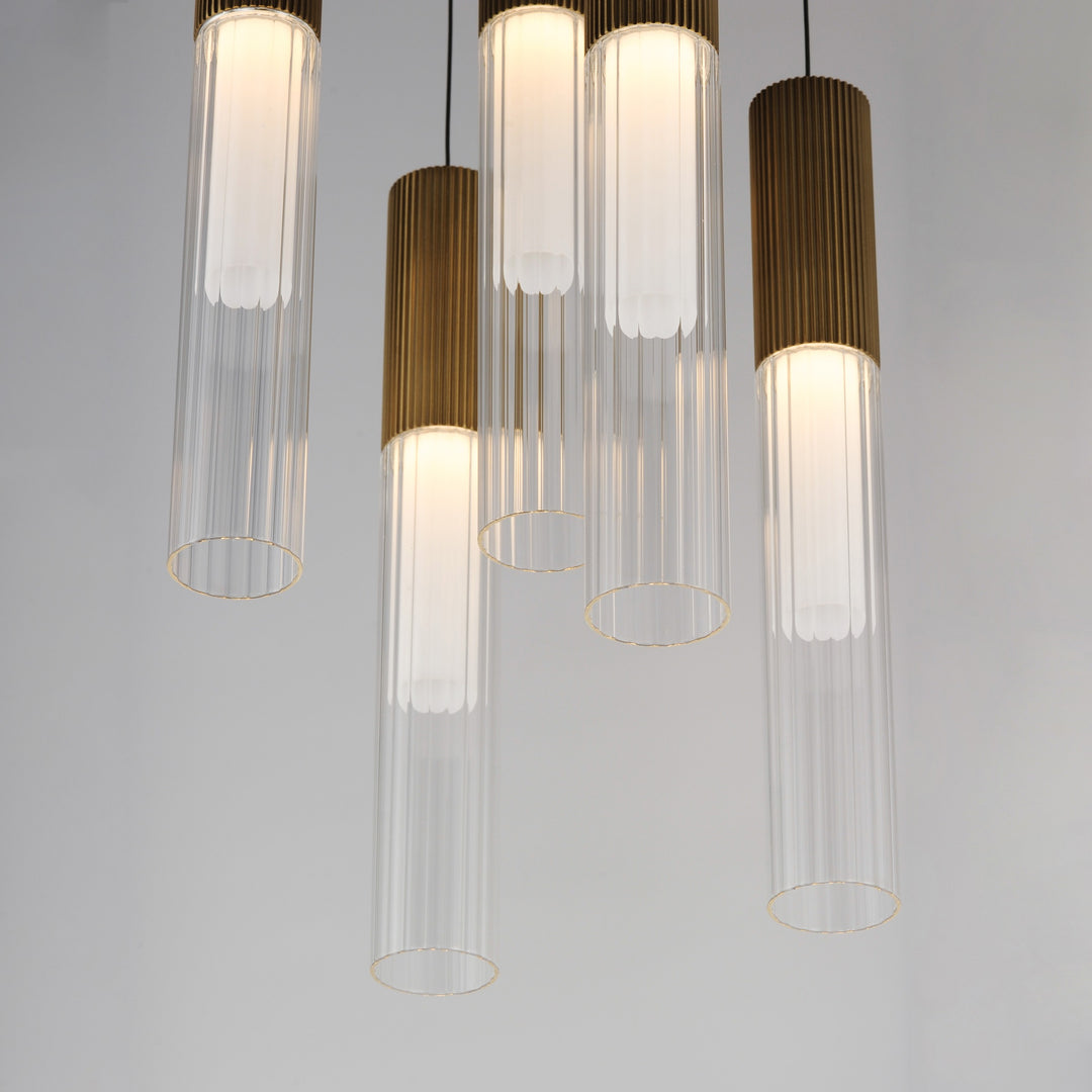 Reeds 5-Light LED Pendant by Studio M Lighting – lifestyle