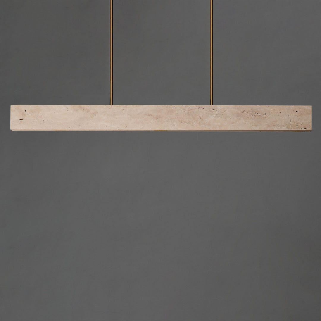 Lintel 47 LED Linear Stone Pendant by Studio M Lighting – lifestyle