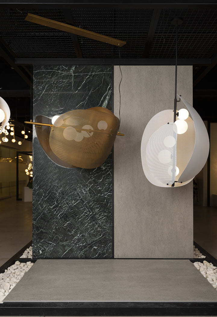 Chips 5-Light Linear Pendant by Studio M Lighting – lifestyle