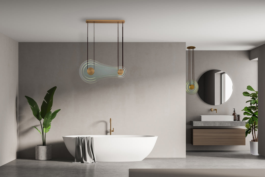 Stratum 1-Light LED Pendant by Studio M Lighting – lifestyle