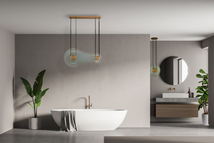 Stratum 1-Light LED Pendant by Studio M Lighting – lifestyle