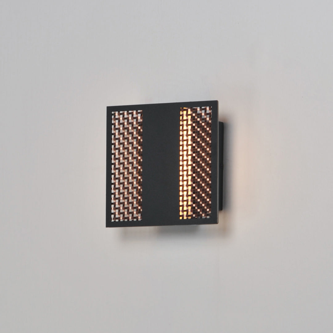 Interlace 6.5 LED Outdoor Wall Sconce by Studio M Lighting – lifestyle
