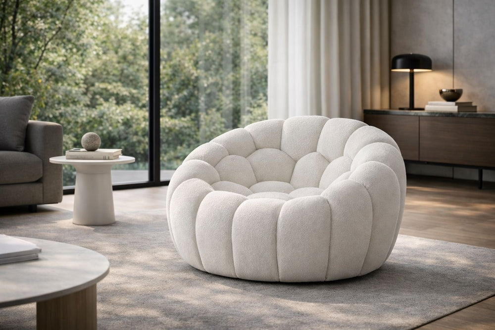 Nest Curved Armchair by Whiteline Modern Living – lifestyle