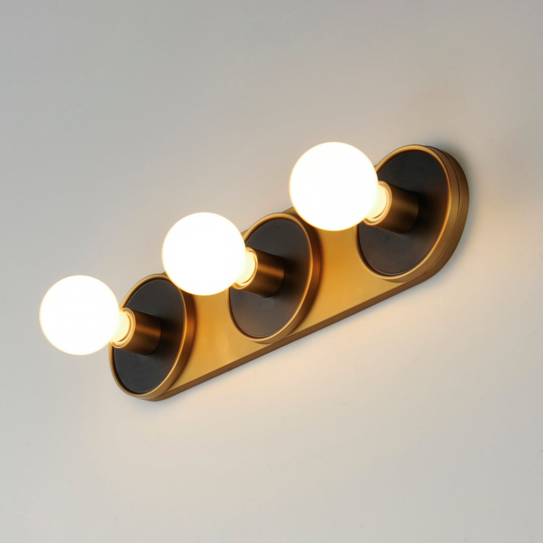 Hollywood 3-Light Sconce w/ LED Bulb by Studio M Lighting – lifestyle