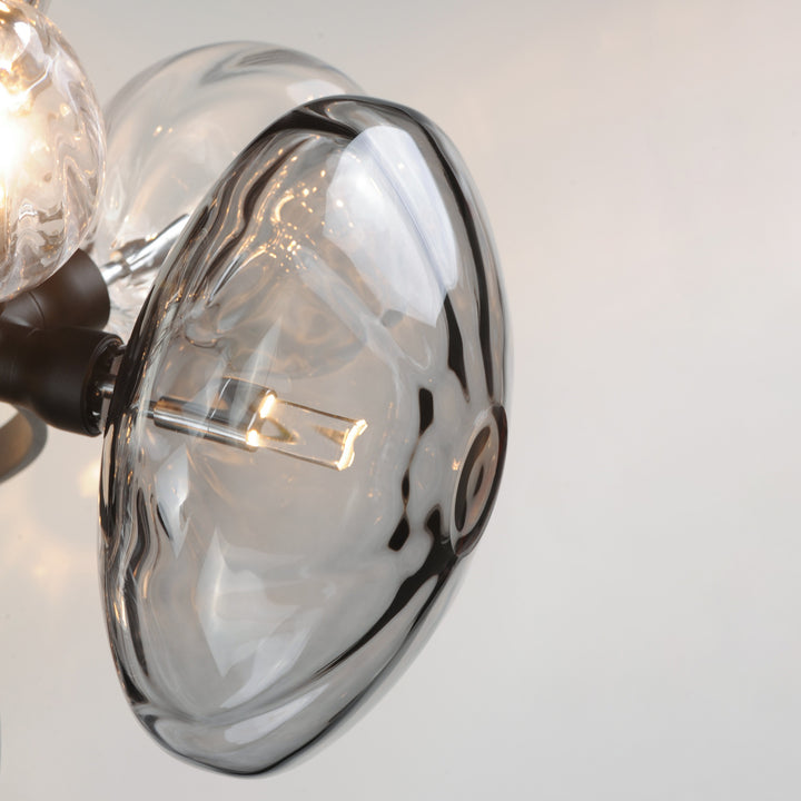 Ray Dance Cluster Ray Dance 18-Light 3 Cluster LED Pendant by Studio M Lighting – lifestyle