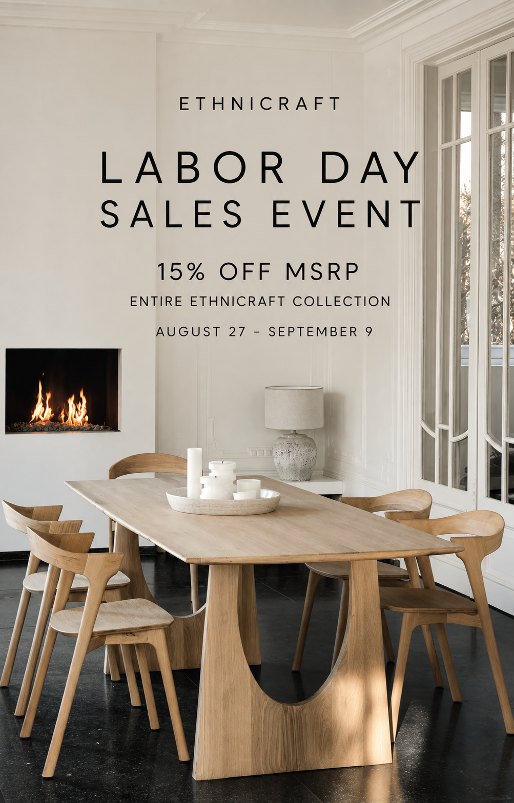 ETHNICRAFT LABOR DAY SALE 