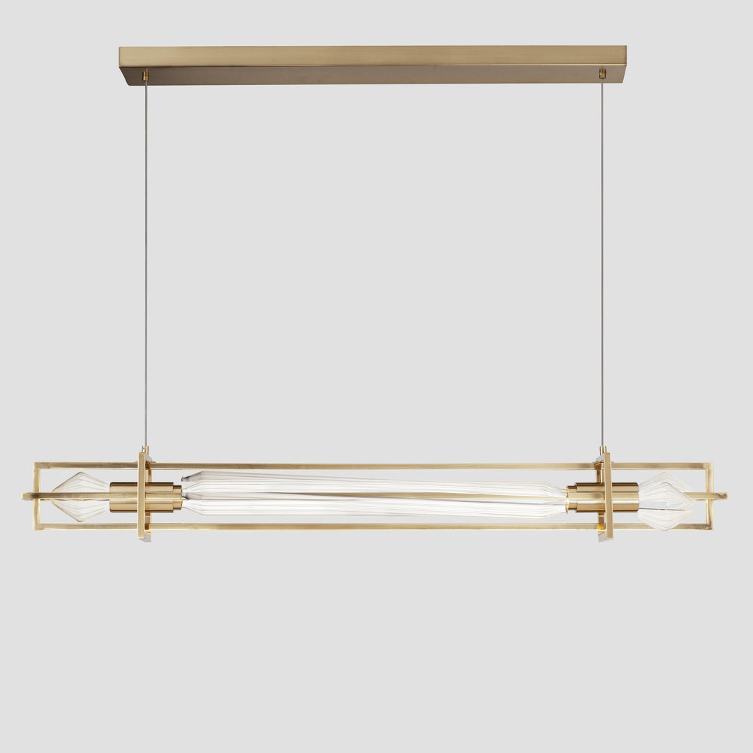 Zeppelin 50" LED Linear Pendant by Studio M Lighting – lifestyle