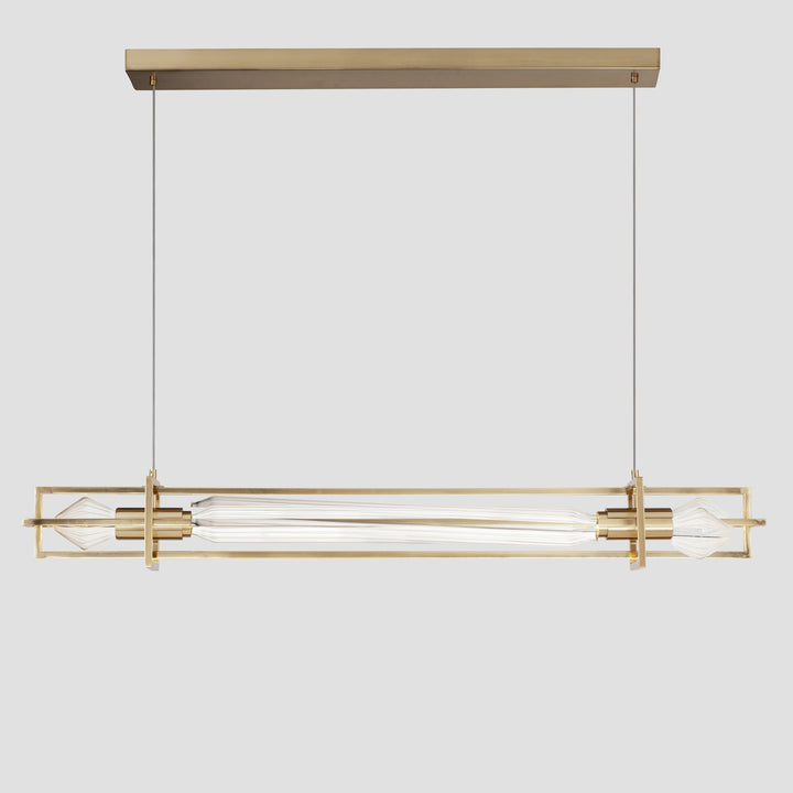 Zeppelin 50" LED Linear Pendant by Studio M Lighting – lifestyle