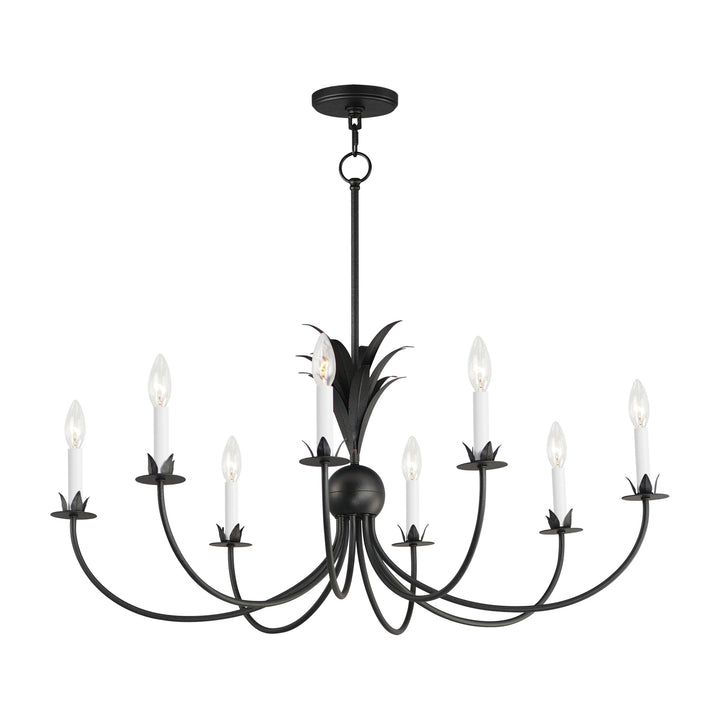 Paloma 8-Light Chandelier by Studio M Lighting in Anthracite