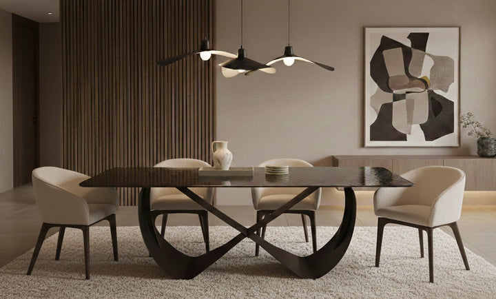 Tiffany Dining Table by Whiteline Modern Living – lifestyle