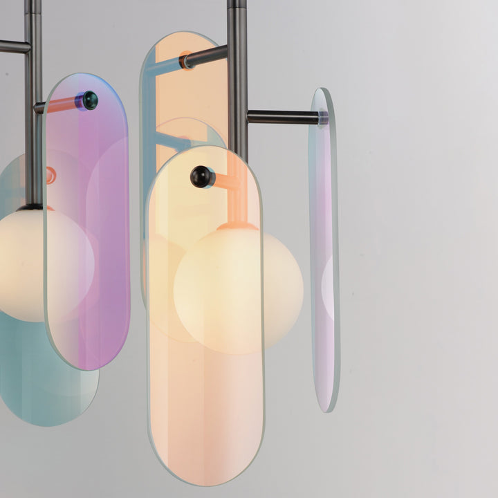 Megalith - Glass Megalith 5-Light Pendant by Studio M Lighting – lifestyle
