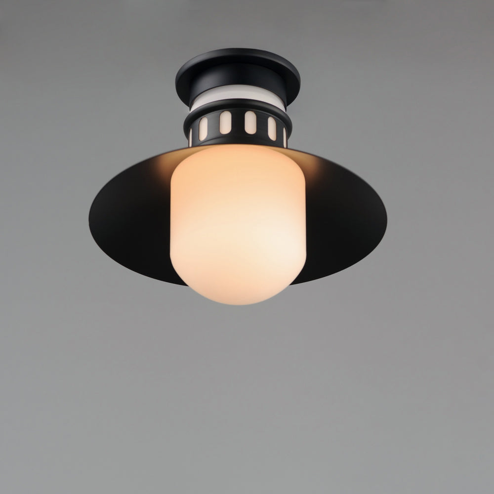 Admiralty 1-Light Outdoor Flush Mount by Studio M Lighting – lifestyle