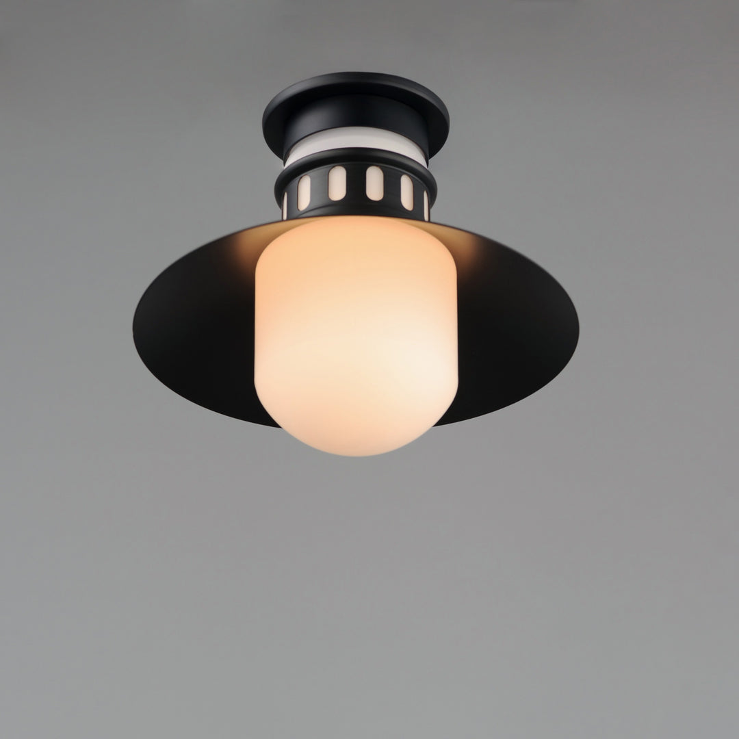 Admiralty 1-Light Outdoor Flush Mount by Studio M Lighting – lifestyle