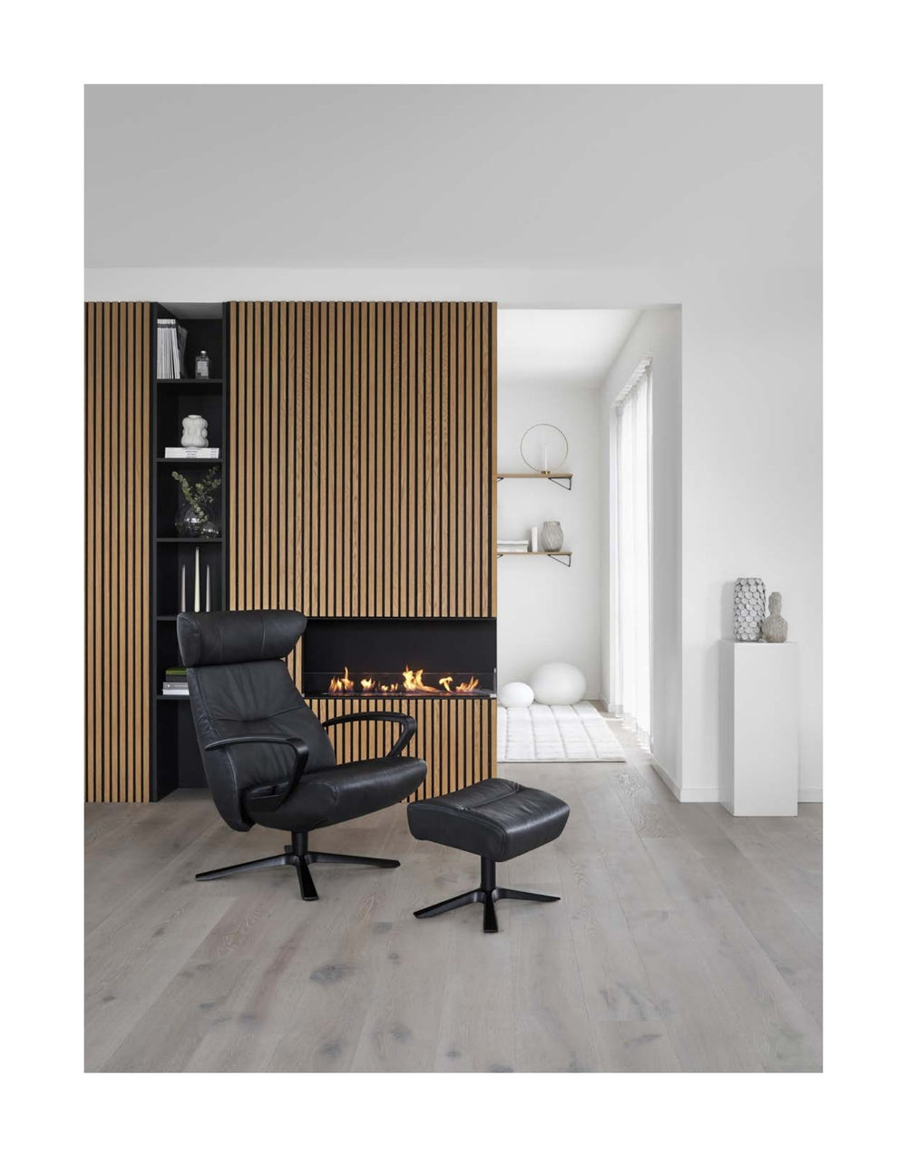 Relieve Recliner – Meno Charcoal — lookbook lifestyle