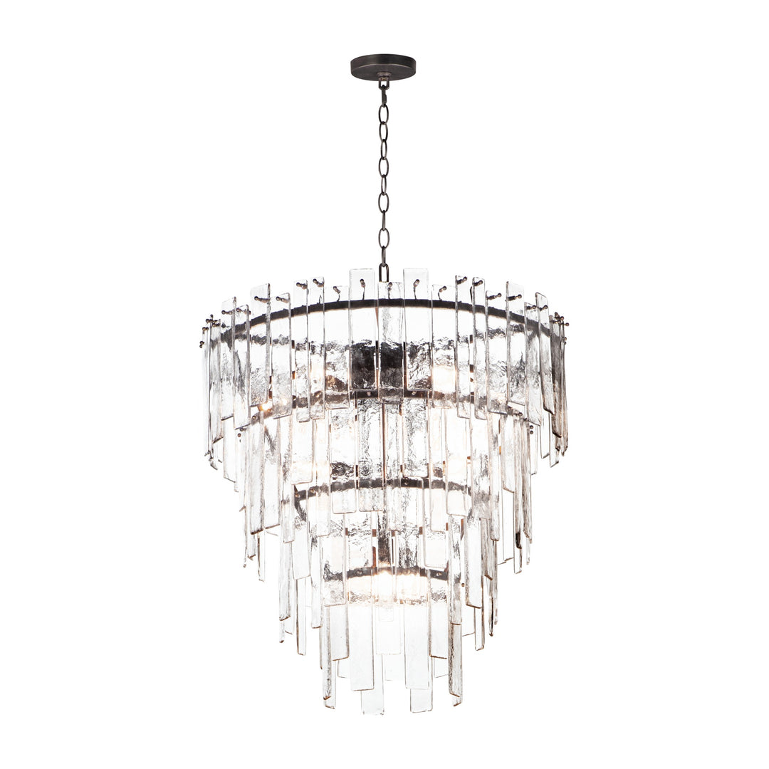 Warren 12-Light Pendant by Studio M Lighting in Dark Bronze