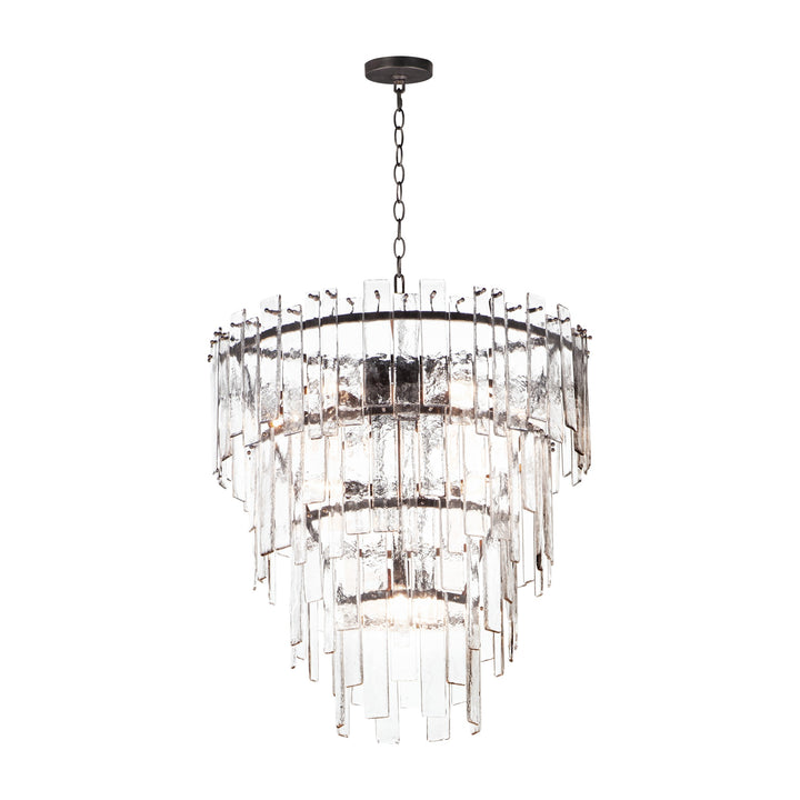 Warren 12-Light Pendant by Studio M Lighting in Dark Bronze