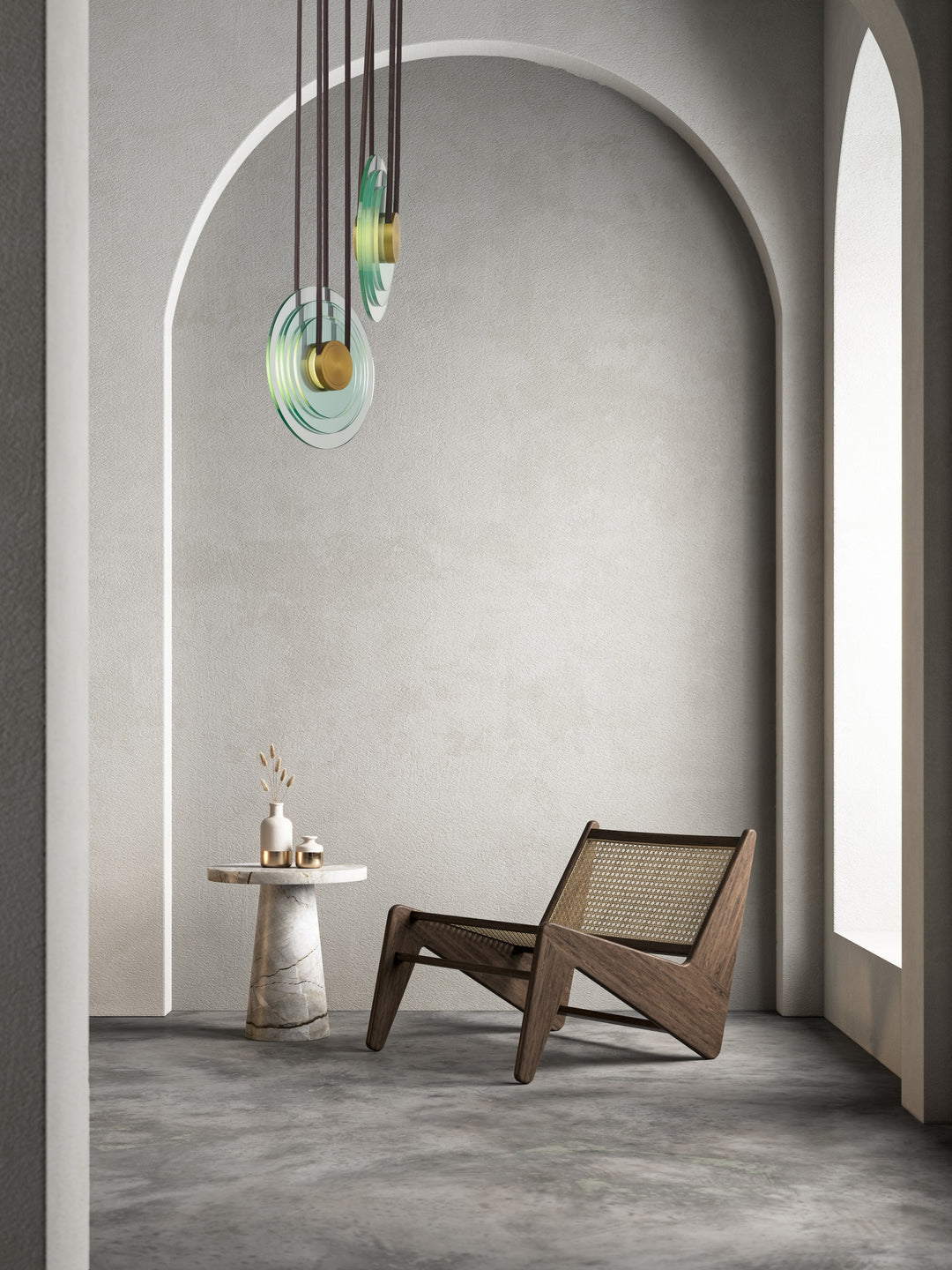 Stratum 1-Light LED Pendant by Studio M Lighting – lifestyle
