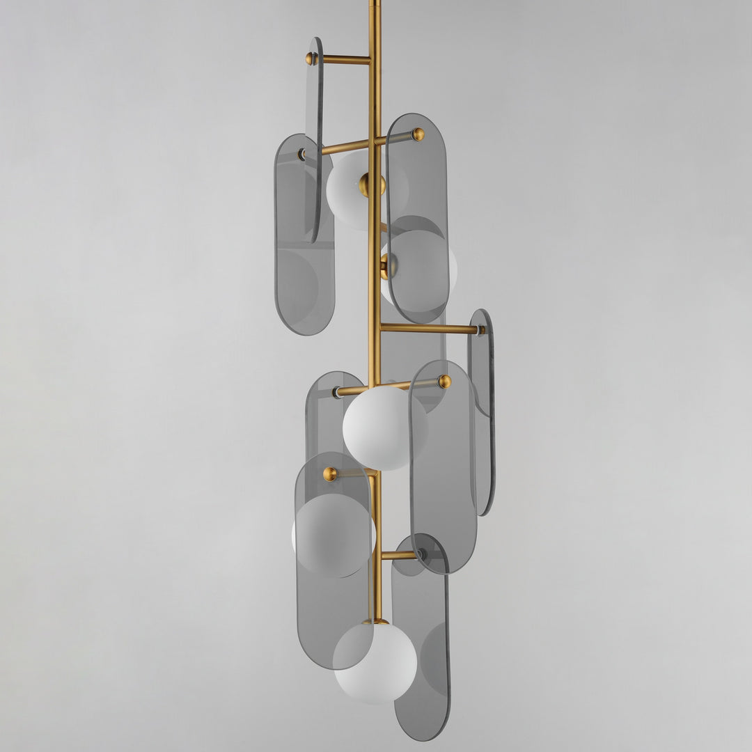 Megalith - Stone Megalith 5-Light Vertical Pendant by Studio M Lighting – lifestyle