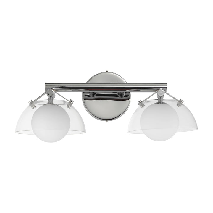 Domain 2-Light Wall Sconce by Studio M Lighting in Polished Chrome