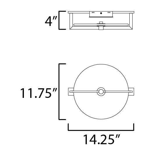 Quarry Wall by Studio M Lighting – line drawing