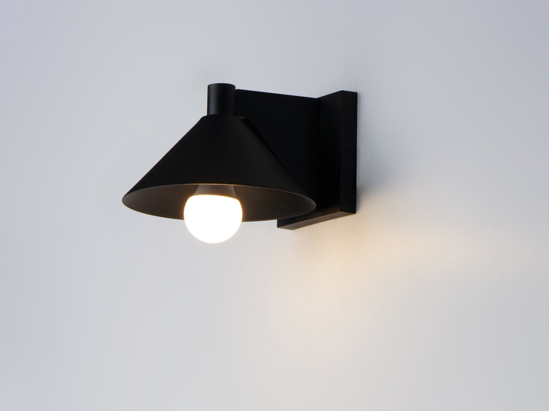 Conoid LED Conoid Large LED Outdoor Wall Sconce by Studio M Lighting – lifestyle