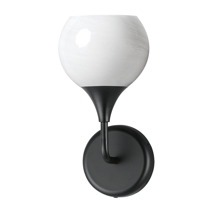 Neve 1-Light Wall Scone by Studio M Lighting in Black
