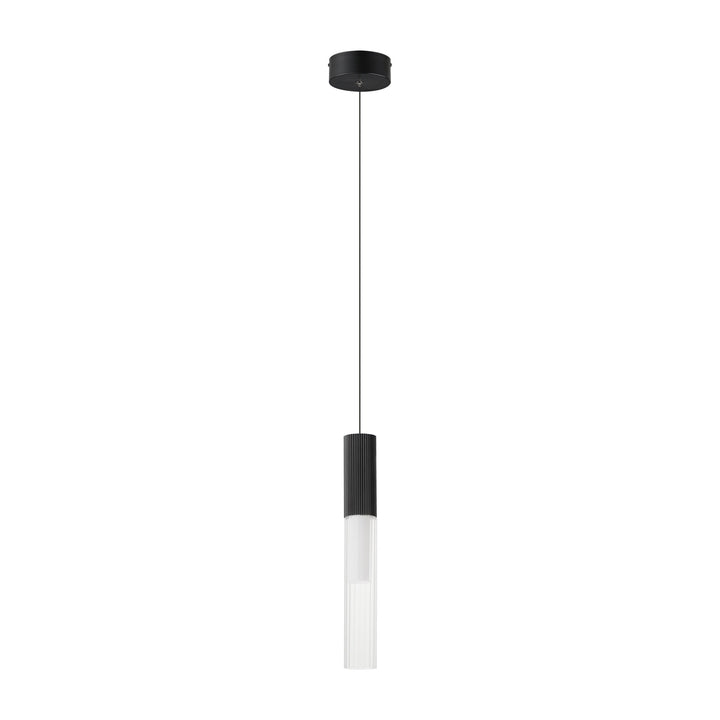 Reeds 1-Light LED Pendant by Studio M Lighting in Black