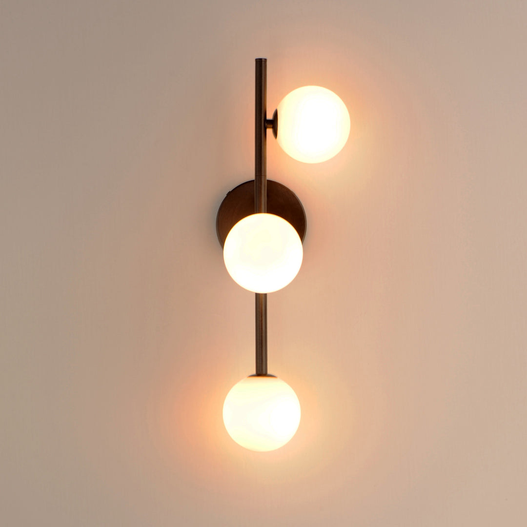 Contour 3-Light Wall Sconce by Studio M Lighting – lifestyle