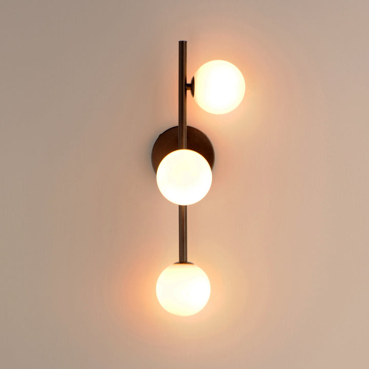 Contour 3-Light Wall Sconce by Studio M Lighting – lifestyle