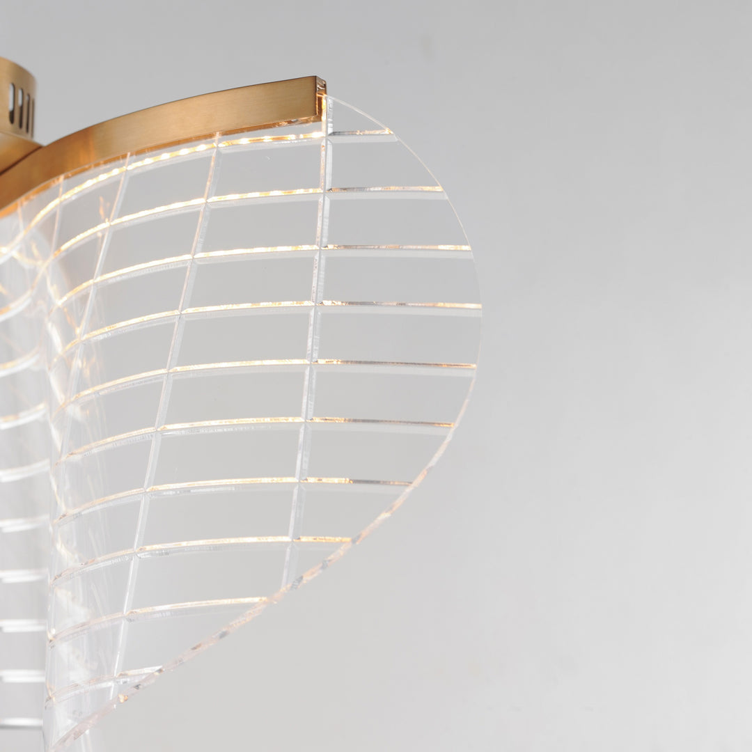 Tartan LED Flush Mount by Studio M Lighting – lifestyle