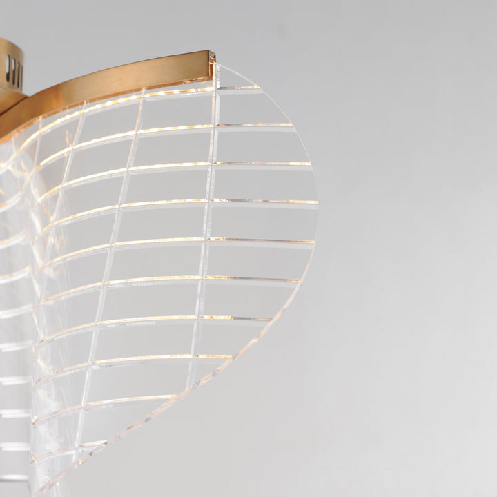 Tartan LED Flush Mount by Studio M Lighting – lifestyle