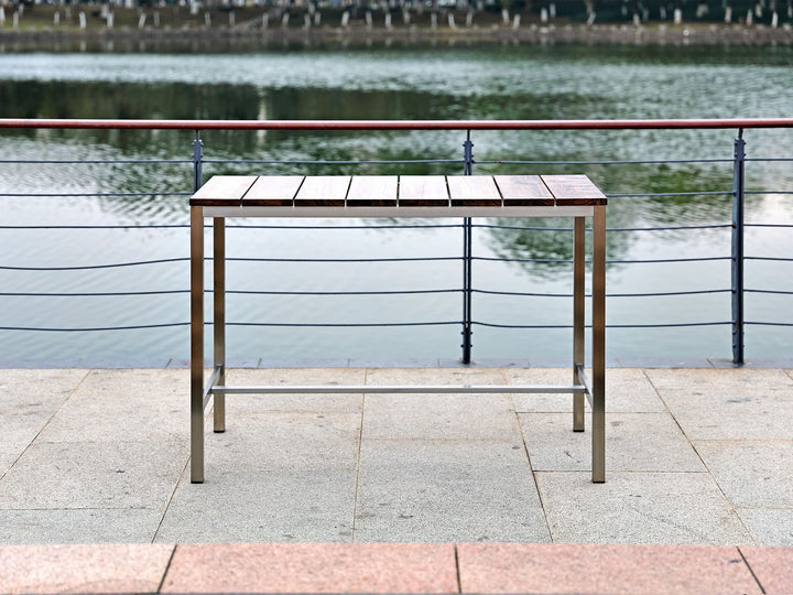 Stone Outdoor Bar Table by Whiteline Modern Living – lifestyle