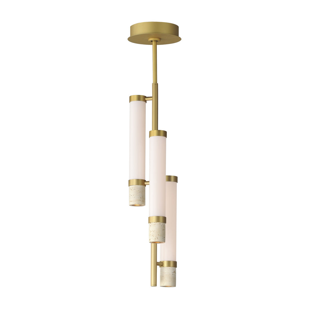 Travertine 3-Light LED Pendant by Studio M Lighting