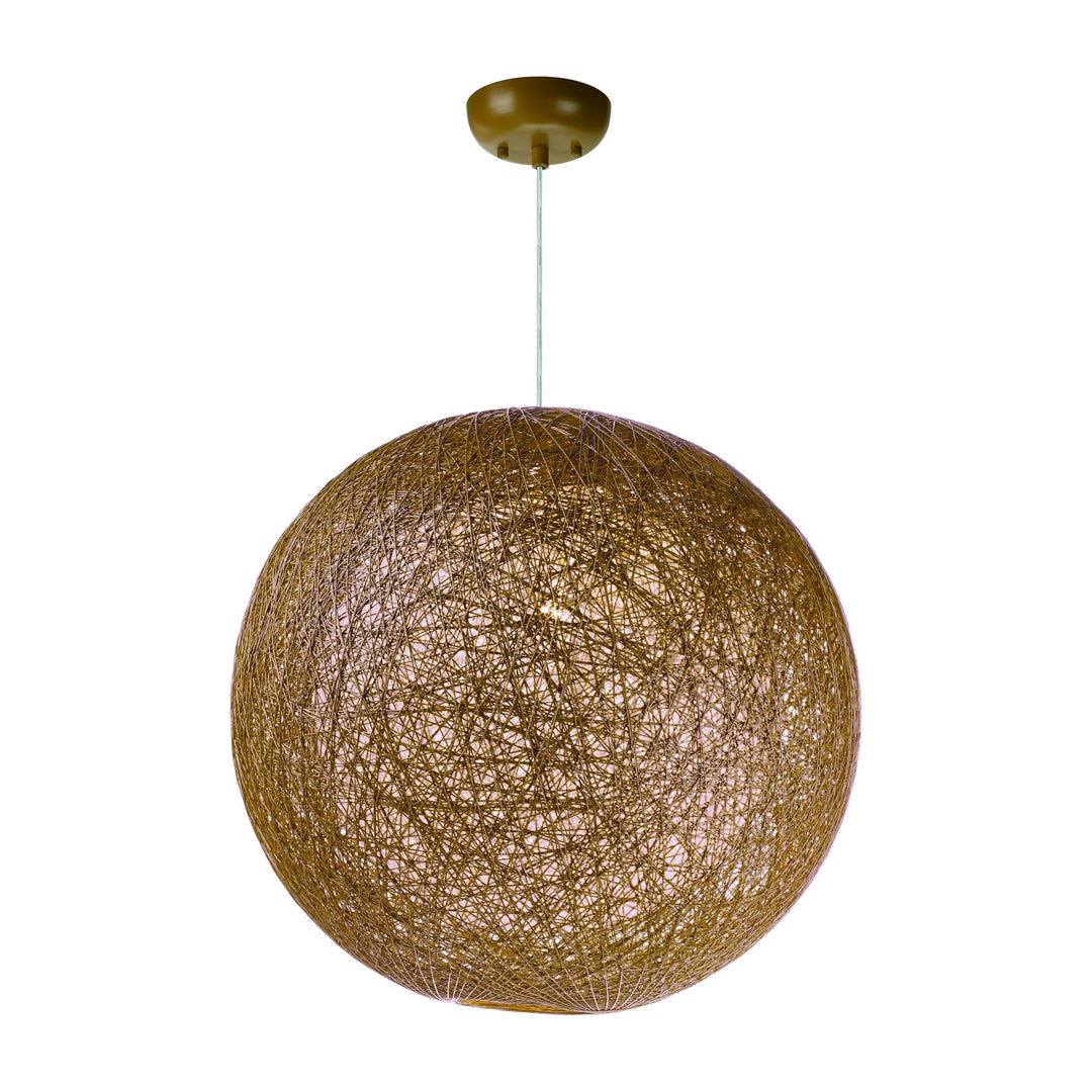Bali Pendant 164405 by Studio M Lighting in Natural and White