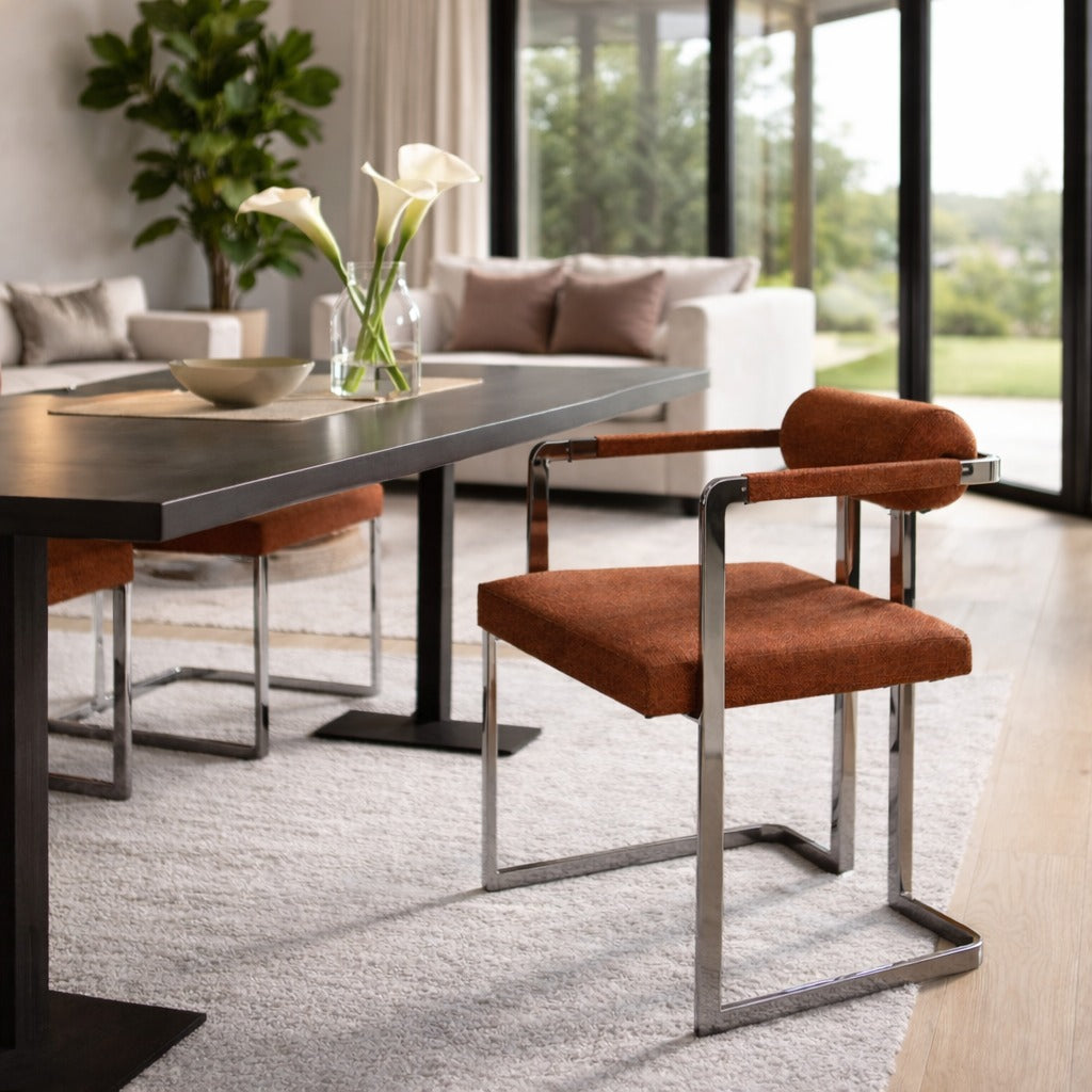 Metropolis Dining Armchair by Whiteline Modern Living – lifestyle