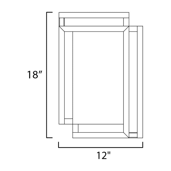 Penrose LED Sconce - ADA by Studio M Lighting – line drawing
