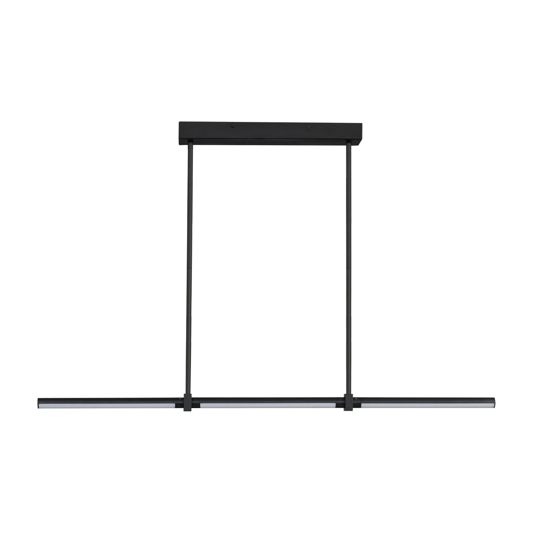 Dorian 48 Linear LED Pendant by Studio M Lighting in Black
