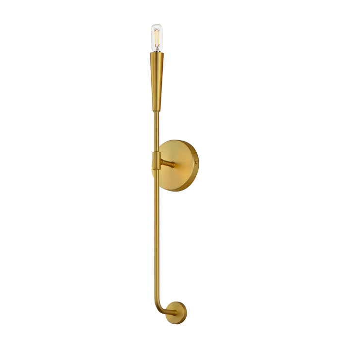 Vela 1-Light Sconce by Studio M Lighting in Satin Brass
