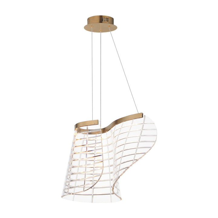 Tartan 1-Light LED Pendant 254812 by Studio M Lighting
