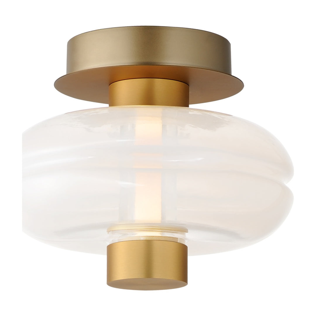 Gusto LED Wall Sconce / Flush Mount by Studio M Lighting in Gold