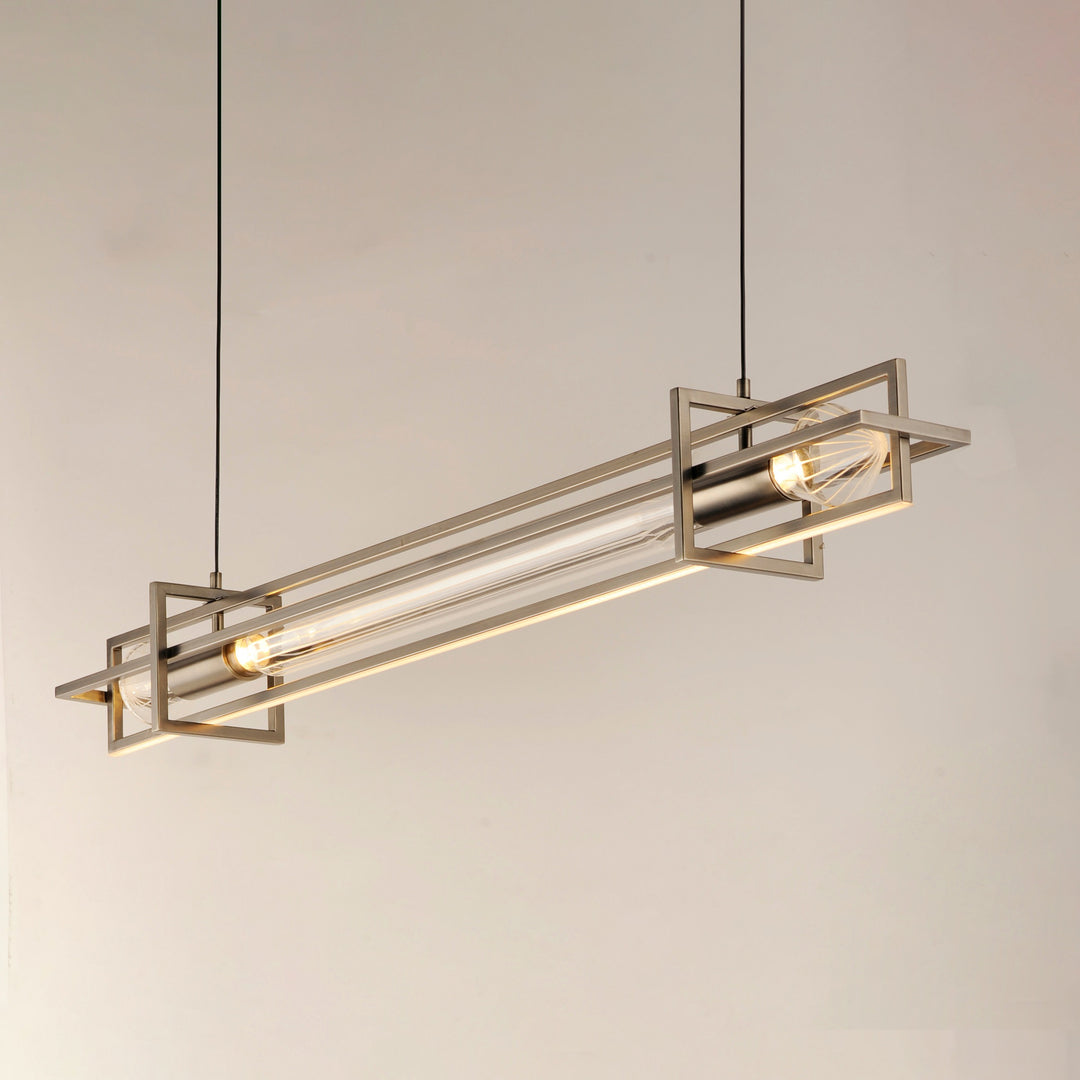 Zeppelin 50" LED Linear Pendant by Studio M Lighting – lifestyle