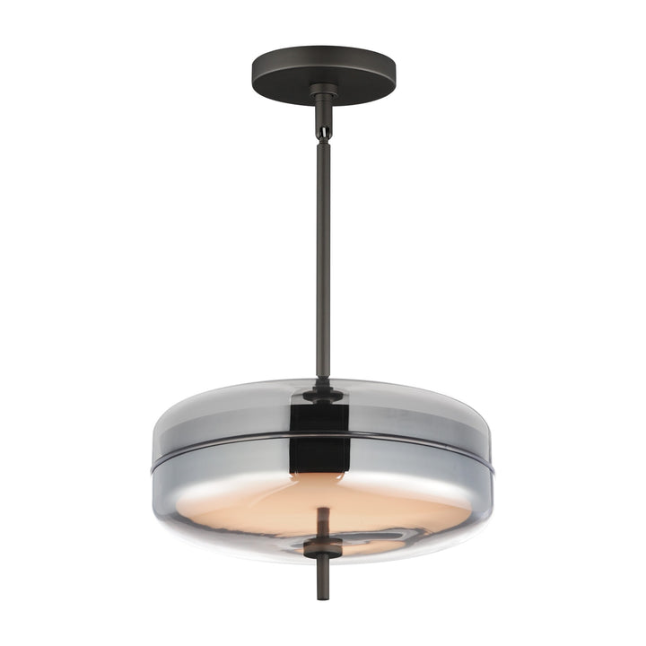 Voto 2-Light LED Pendant by Studio M Lighting in Gunmetal