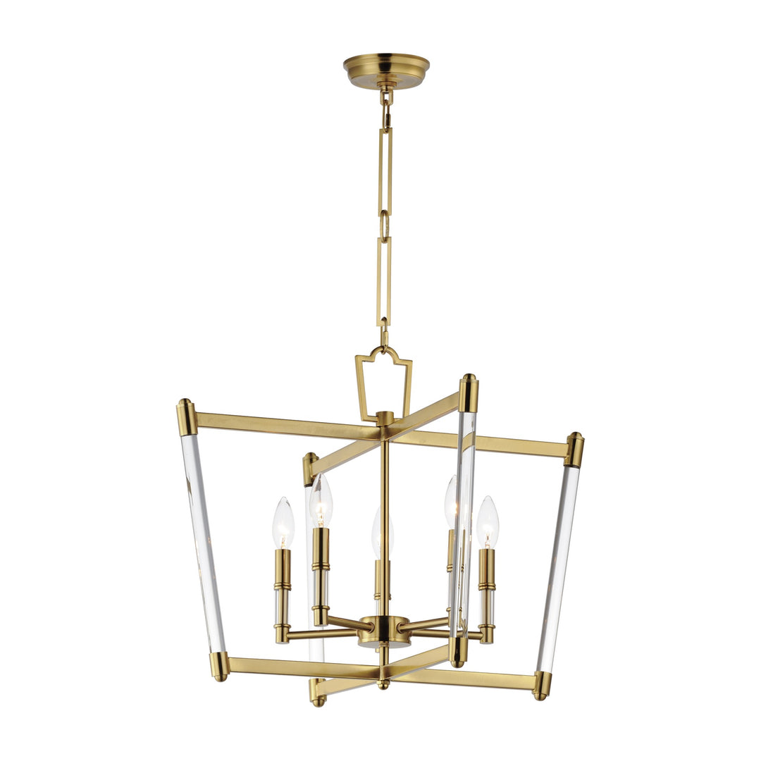 Lucent 5-Light Chandelier by Studio M Lighting in Heritage