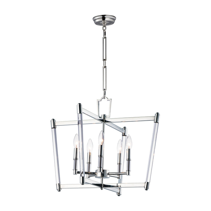 Lucent 5-Light Chandelier by Studio M Lighting in Polished Nickel