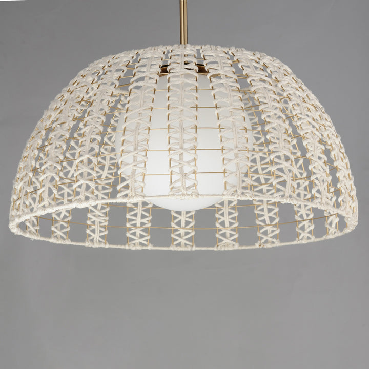 Macrame 1-Light Pendant by Studio M Lighting – lifestyle