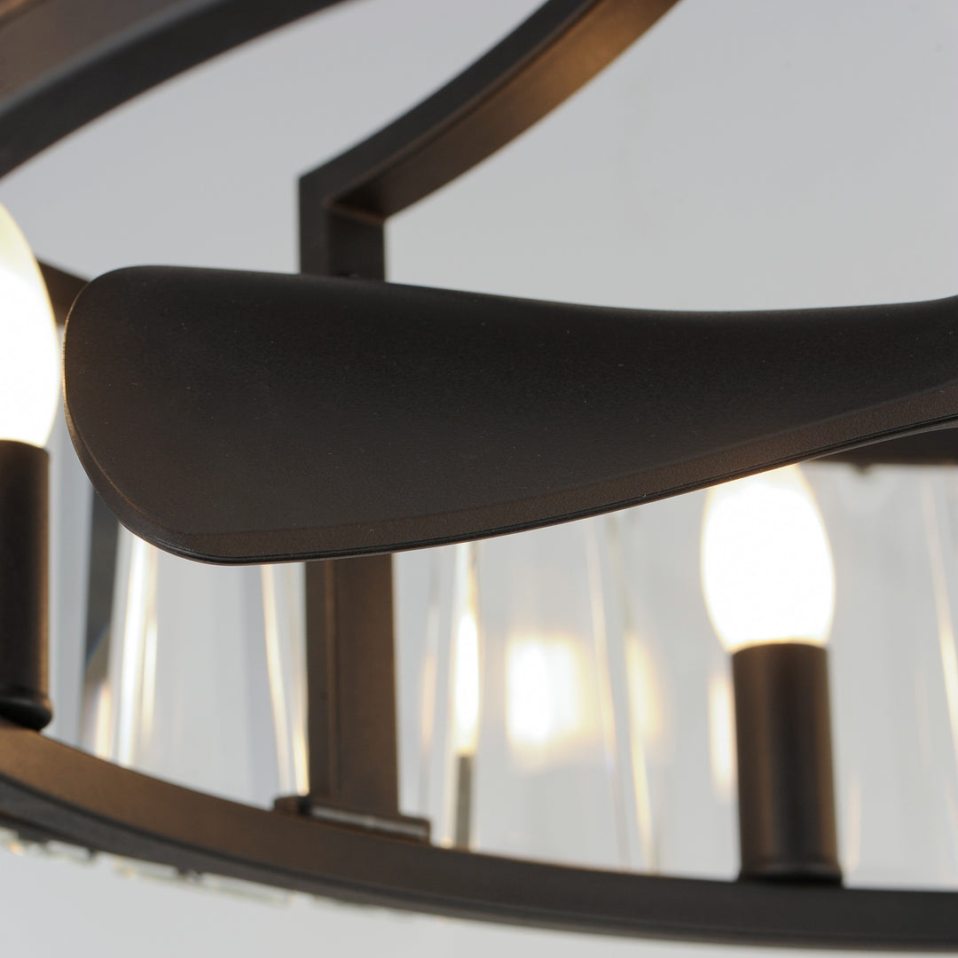 Odeon 8-Light WiFi-enabled LED Fandelight by Studio M Lighting – lifestyle
