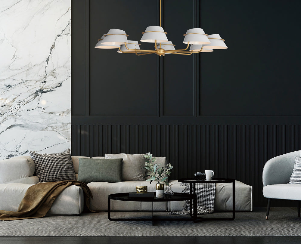 Lucas 8-Light Chandelier by Studio M Lighting – lifestyle