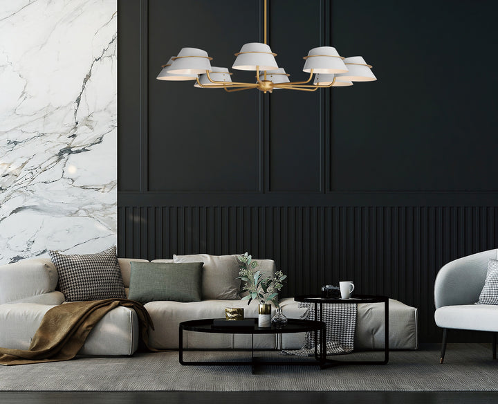 Lucas 8-Light Chandelier by Studio M Lighting – lifestyle