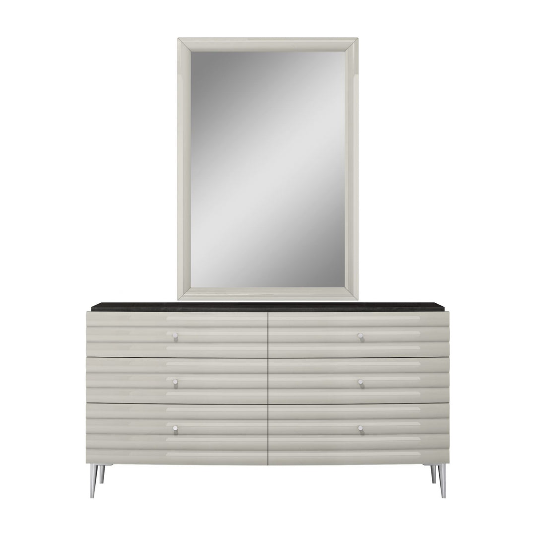 Pino Rectangular Mirror by Whiteline Modern Living